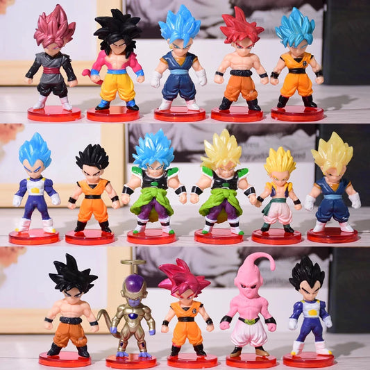 Dragon Ball Z Speelgoedset – 16 Pcs Super Saiyan Actiefiguren