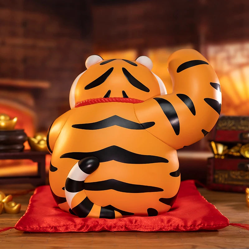 Officiële 52TOYS Chubby Tiger – Verzamelbare Desktop Decoratie met Tijgerkracht