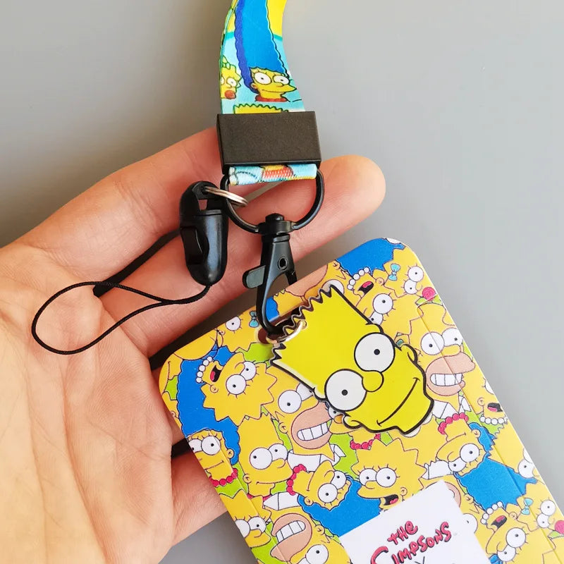 Simpsons Bart Kaarthouder voor Studenten en Reisbadge