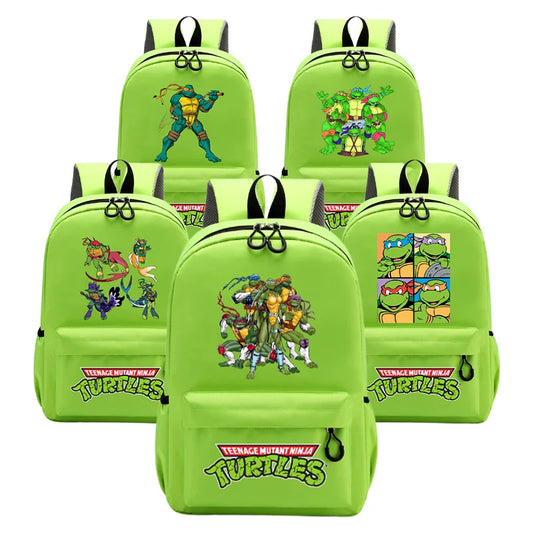 Anime Schooltas TMNT Ninja Turtles – Leuke Cartoon Afdruk voor Kinderen