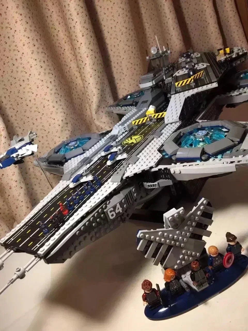 2996PCS Shield Helicarrier Bouwset Voor Avengers Fans