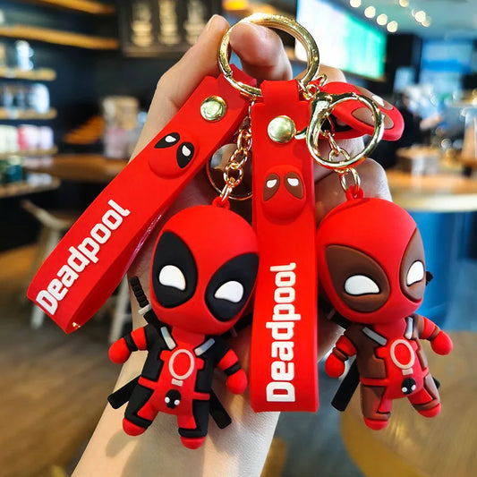 Sleutelhanger Marvel Deadpool Cute Anime Pop Pendant Geschenk