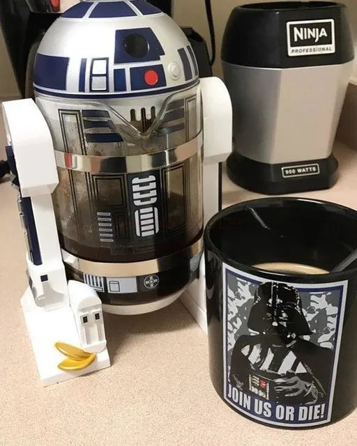 Moka Koffiezetapparaat 960ml R2-D2 Thermisch Roestvrij Staal