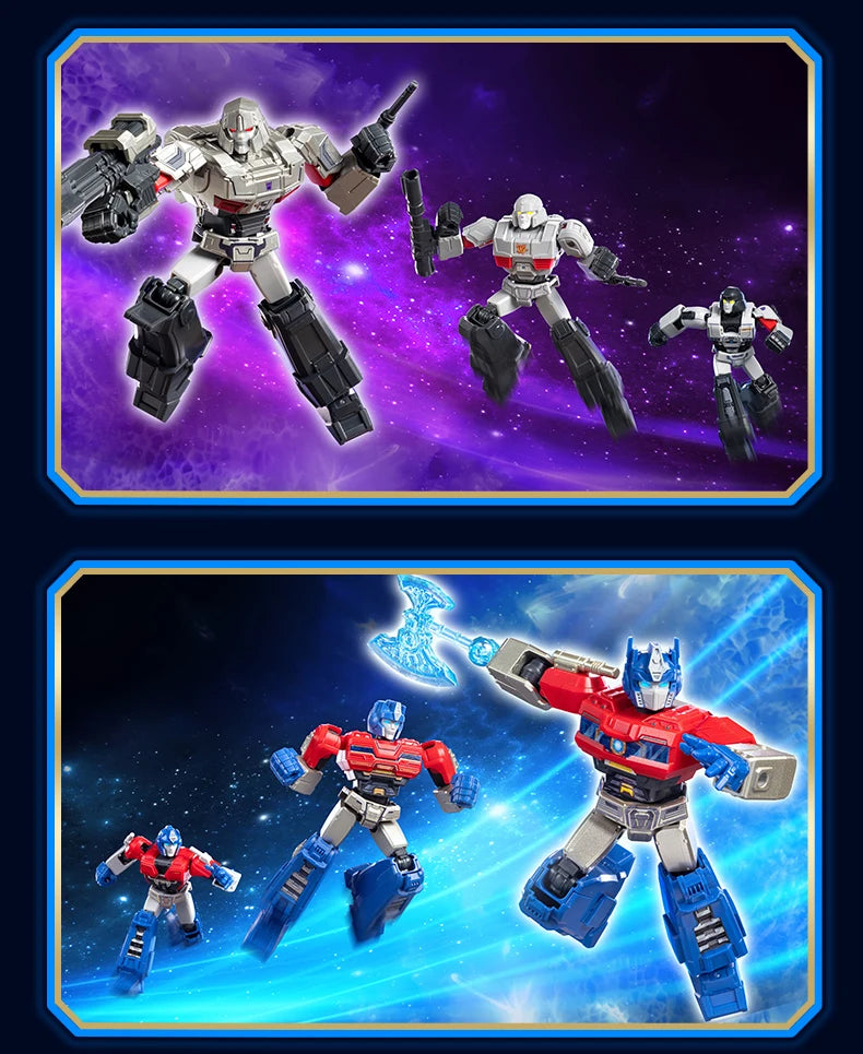Transformations Eén Bouwblokken – Verzamelbare Figuren van Optimus Prime en Megatron