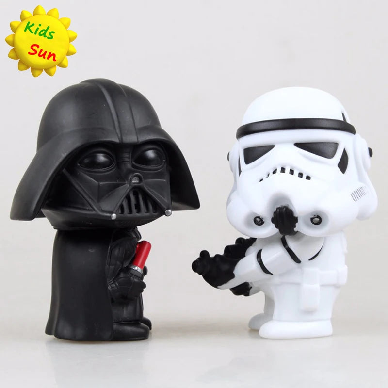Actiefiguren Star Wars 2pcs Set Kawaii Stijl Met Populaire Figuren