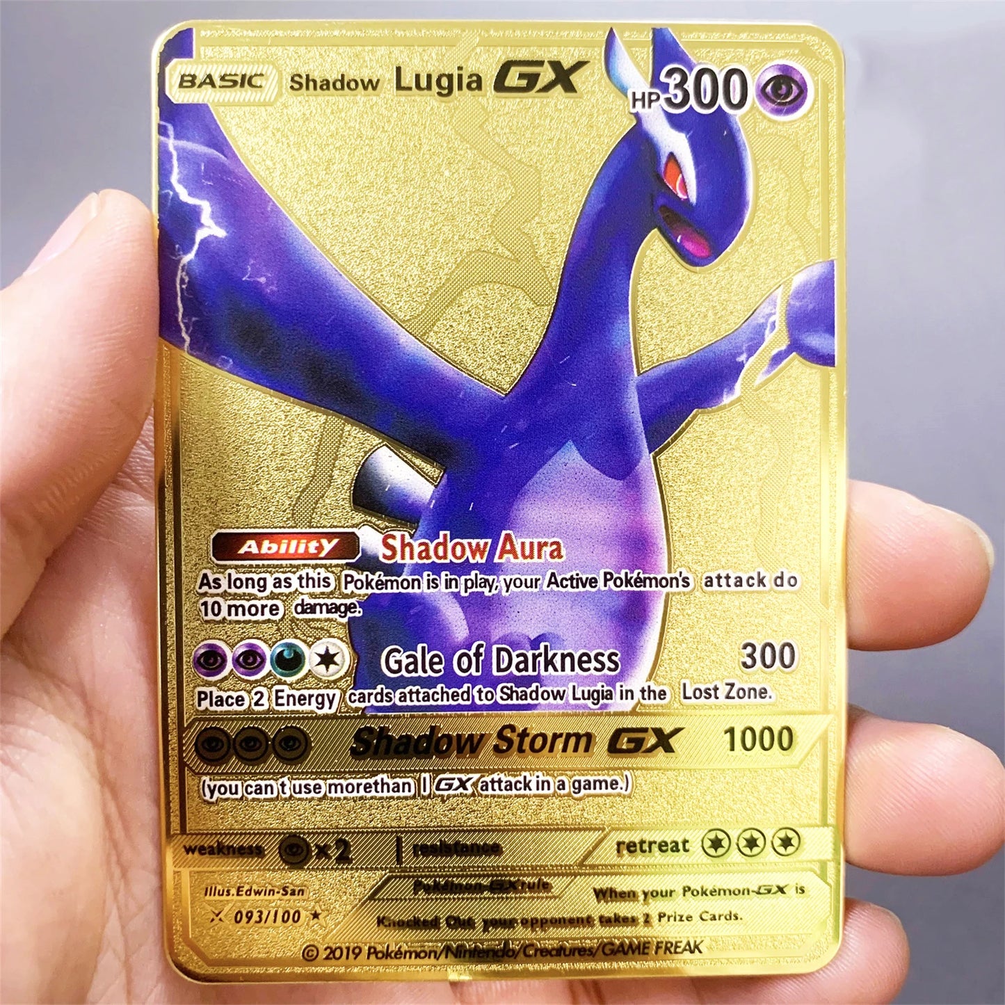 Metalen Pokémon Kaart (Engels)