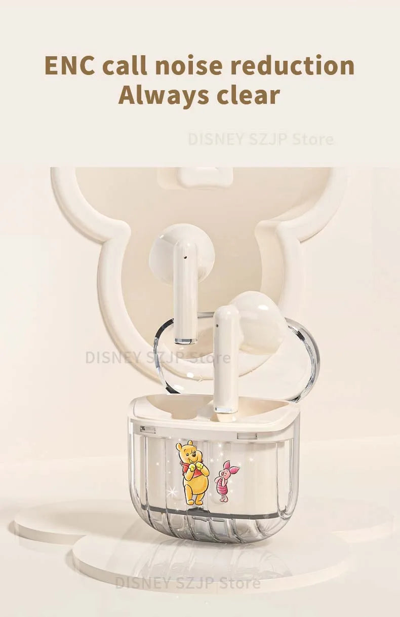 Disney Lilo & Stitch Angel Draadloze Bluetooth Oordopjes – Actieve Ruisonderdrukking En Lange Batterijduur