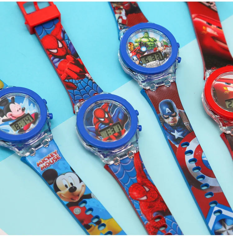 Spiderman Kinderen Horloges Met Licht Voor Jongens En Meisjes