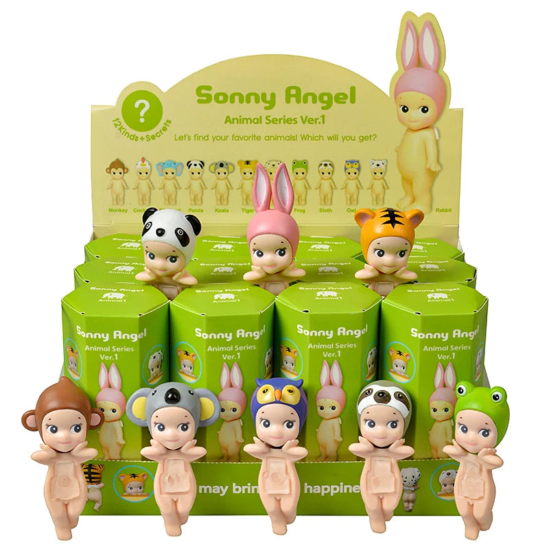 Bandai Nieuwe Engel Fruit Dierenserie Blind Box Animefiguur – Schattige Hippie Pop Voor Kinderen