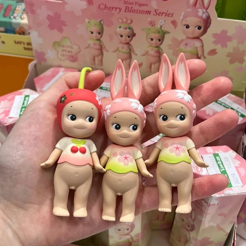 MINISO Sonny Angle Kersenbloesem Serie Mini Figuren – Beperkte Editie Verzameldoll voor Kinderen