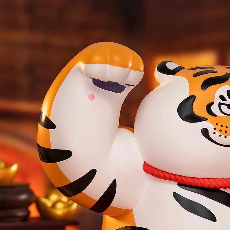 Officiële 52TOYS Chubby Tiger – Verzamelbare Desktop Decoratie met Tijgerkracht