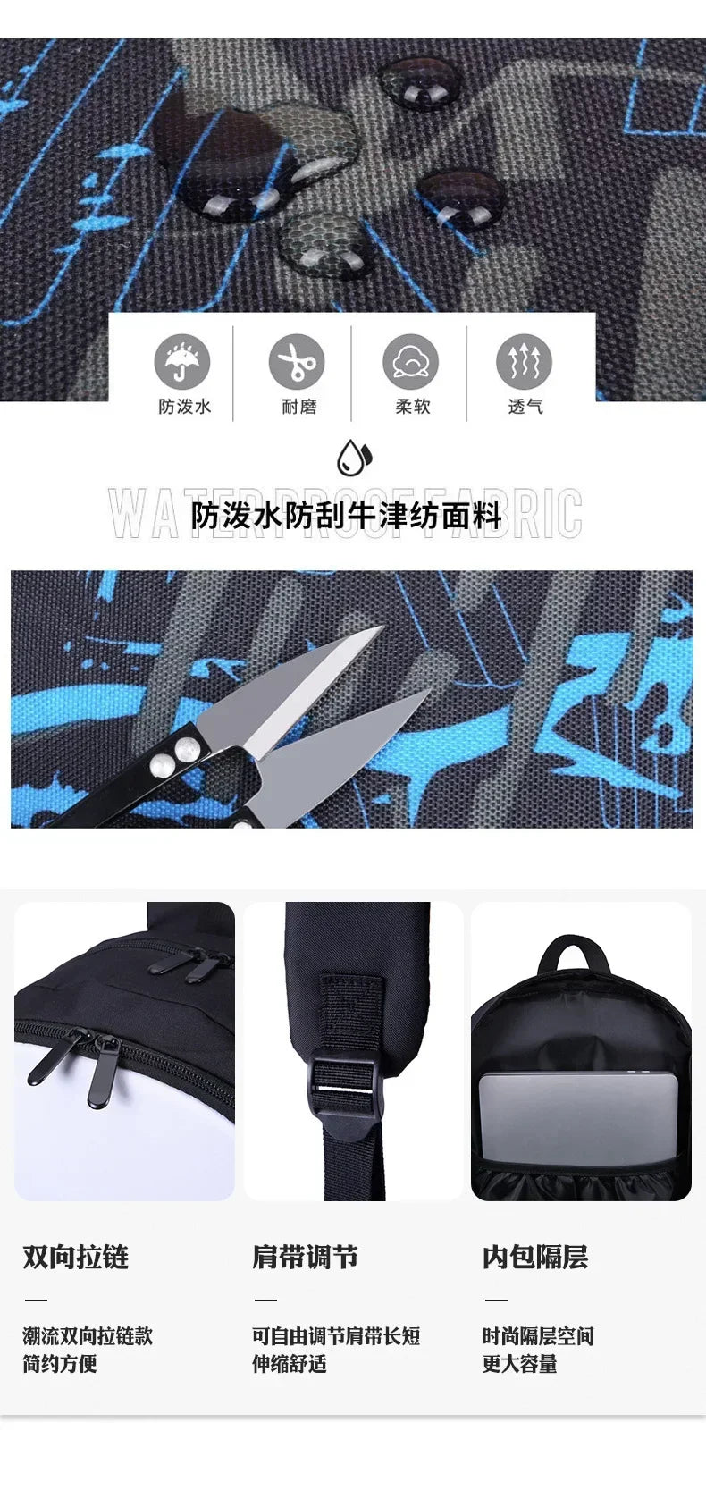 DragonGear 3 Stuks/set Dragon Ball 3D Print Cartoon Schooltassen – Perfecte Rugzak Voor Kids