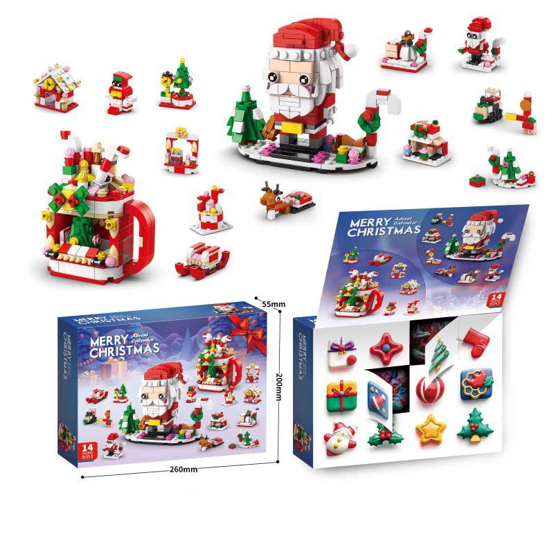 KidzKado Kerst Bouwstenen Adventskalender 2025 – Aftelkalender 24 dagen