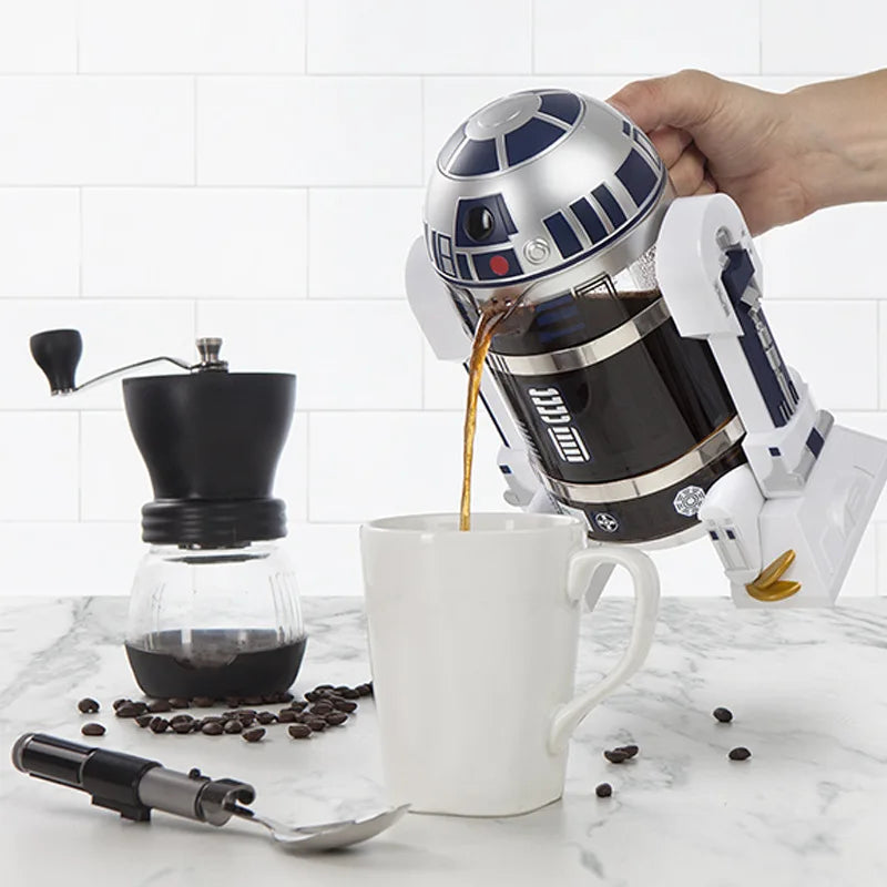Moka Koffiezetapparaat 960ml R2-D2 Thermisch Roestvrij Staal