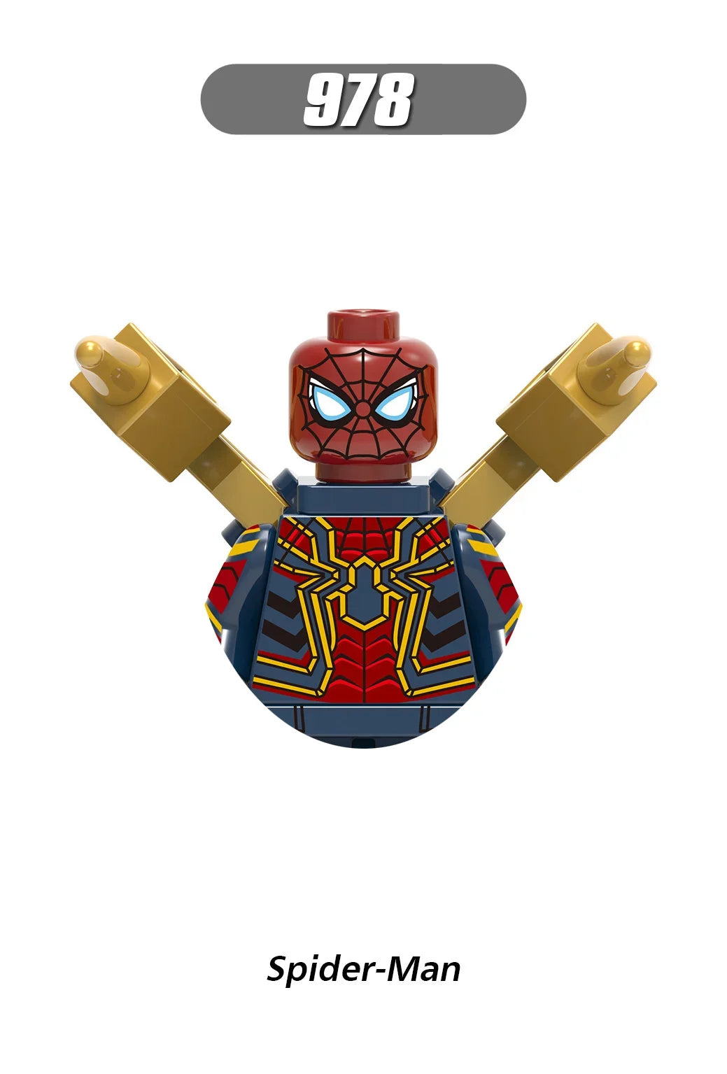 Bouwset met 1002 Marvel Deadpool en Iron Man voor Kinderen