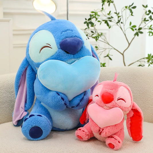 MINISOC 30CM Nieuwe Disney Knuffelpop Knuffelend Hart Stitch – Zachte Pluche Speelgoed
