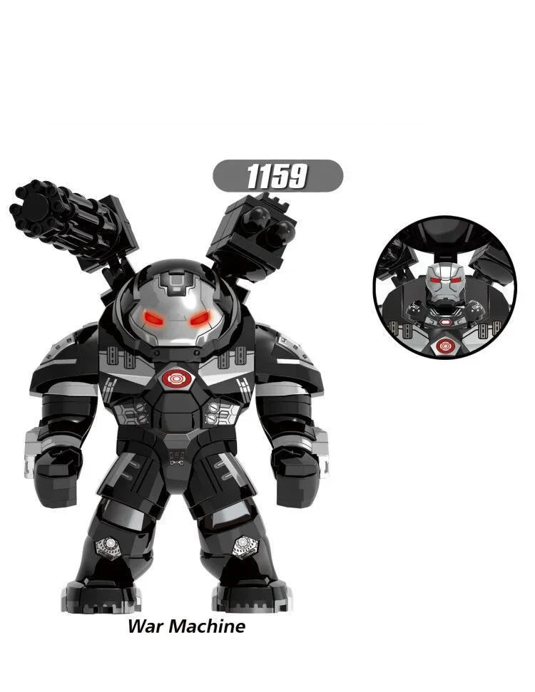 Marvel Mini Bouwblokfiguur Superheld Hulk en Iron Man Cadeau