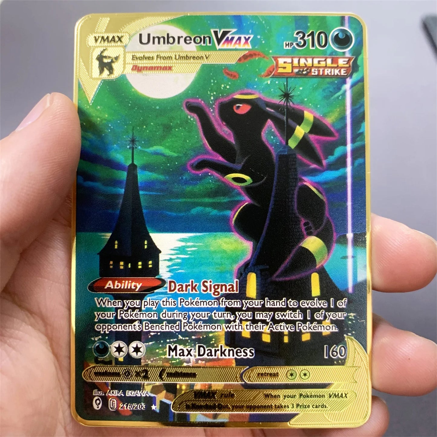 Metalen Pokémon Kaart (Engels)