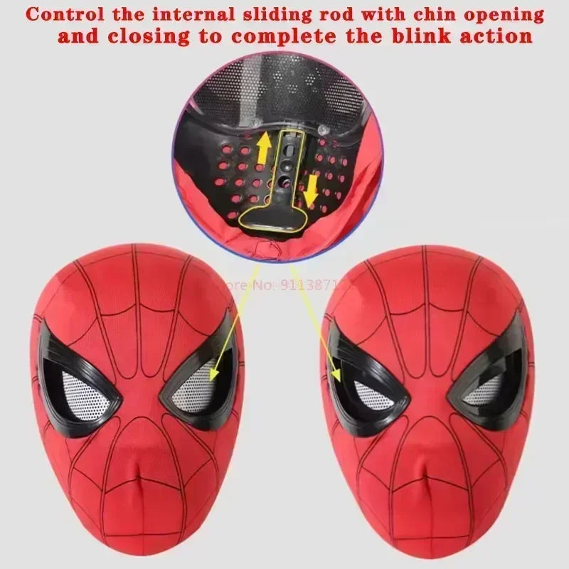 Marvel Spider Man Masker Met Beweegbare Ogen Masker