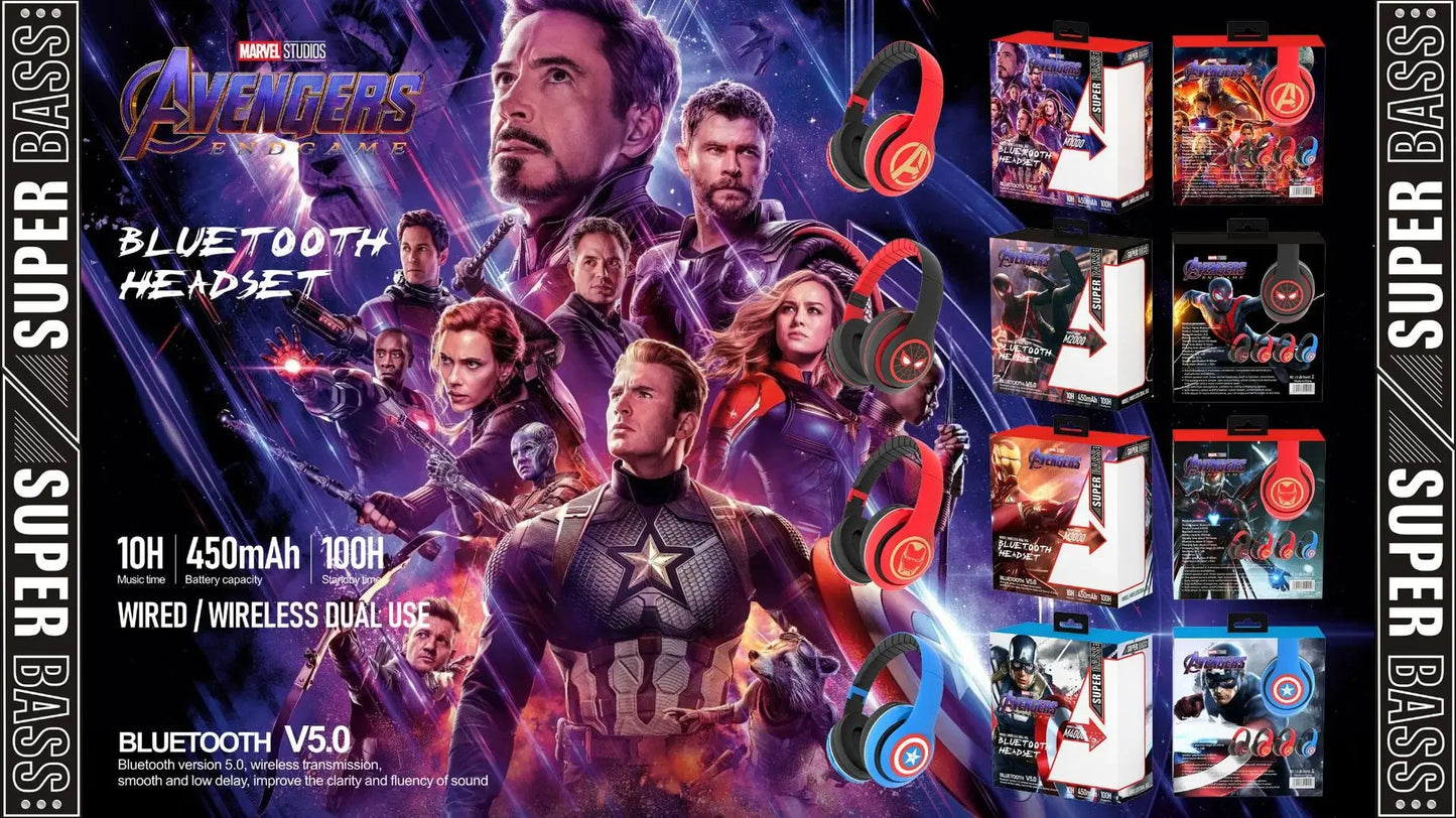 Nieuwe Marvel Spider Man Bluetooth Oordopjes met FM Ondersteuning