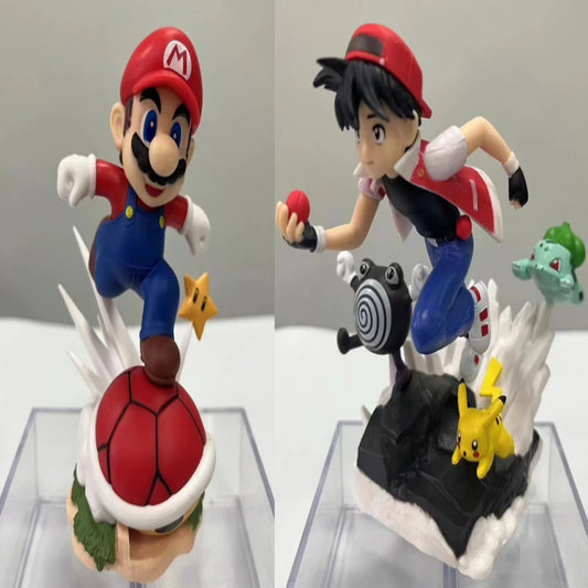 Actiefiguren Pokemon Ash Ketchum Super Mario Met Dynamische Loopstijl