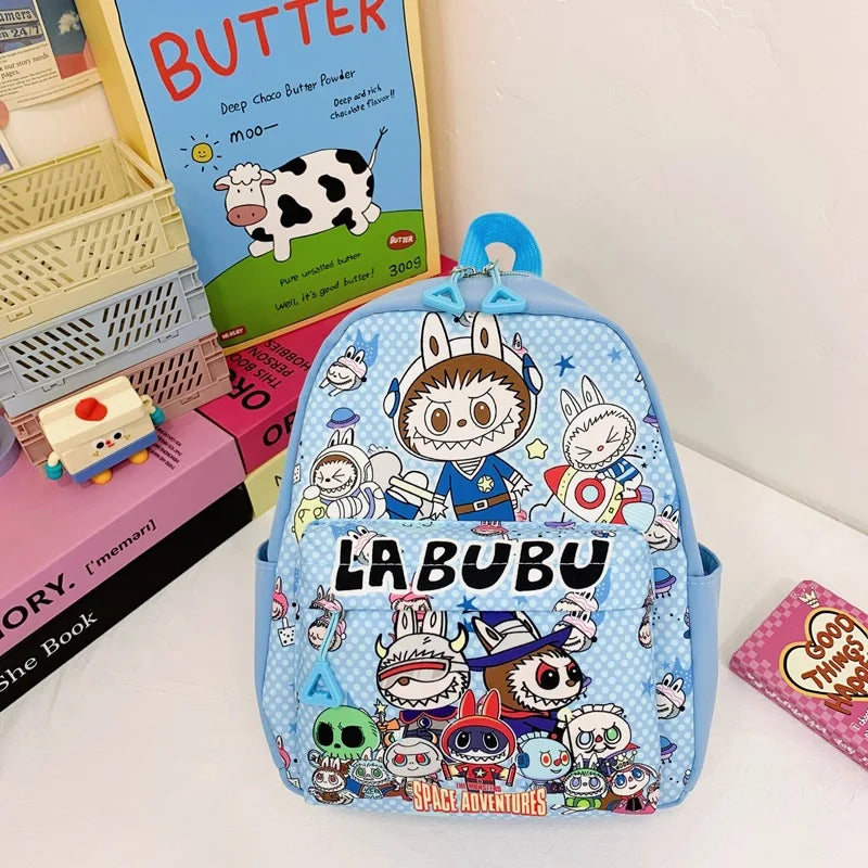 Kinderrugzak Met Schattige Cartoonprint Labubu En Grote Groot Capaciteit