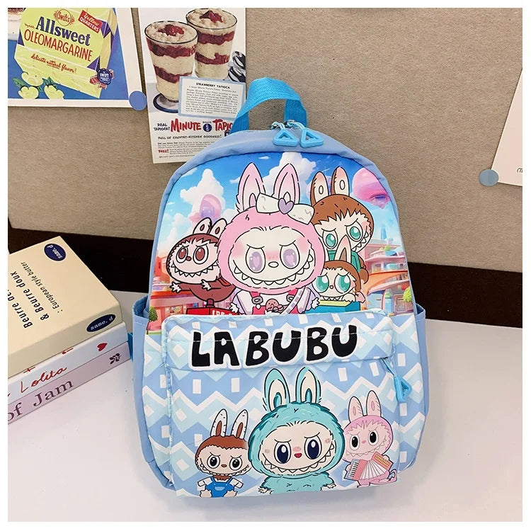 Kinderrugzak Met Schattige Cartoonprint Labubu En Grote Groot Capaciteit