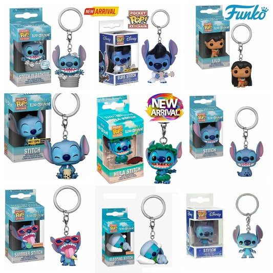 Funko Pocket POP Hula Stitch Sleutelhanger – Schattig Design Met Badkuip Thema