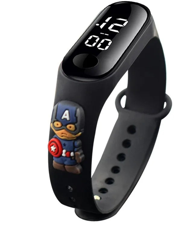 Marvel Spider-Man Kinderhorloge Waterdicht LED Display