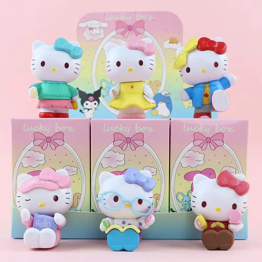 MINISO Hello Kitty Blind Box Figuren – Schattige Anime Decoratie voor Meisjes