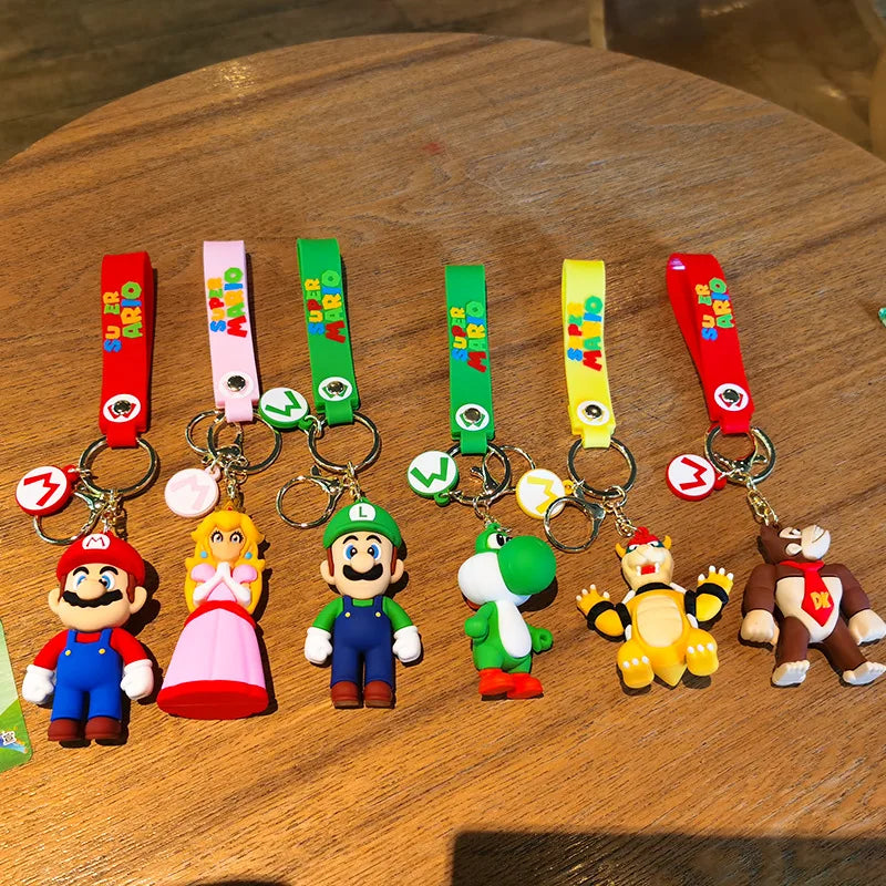 Sleutelhanger Super Mario Figuren Set Met Poppen Voor Tas