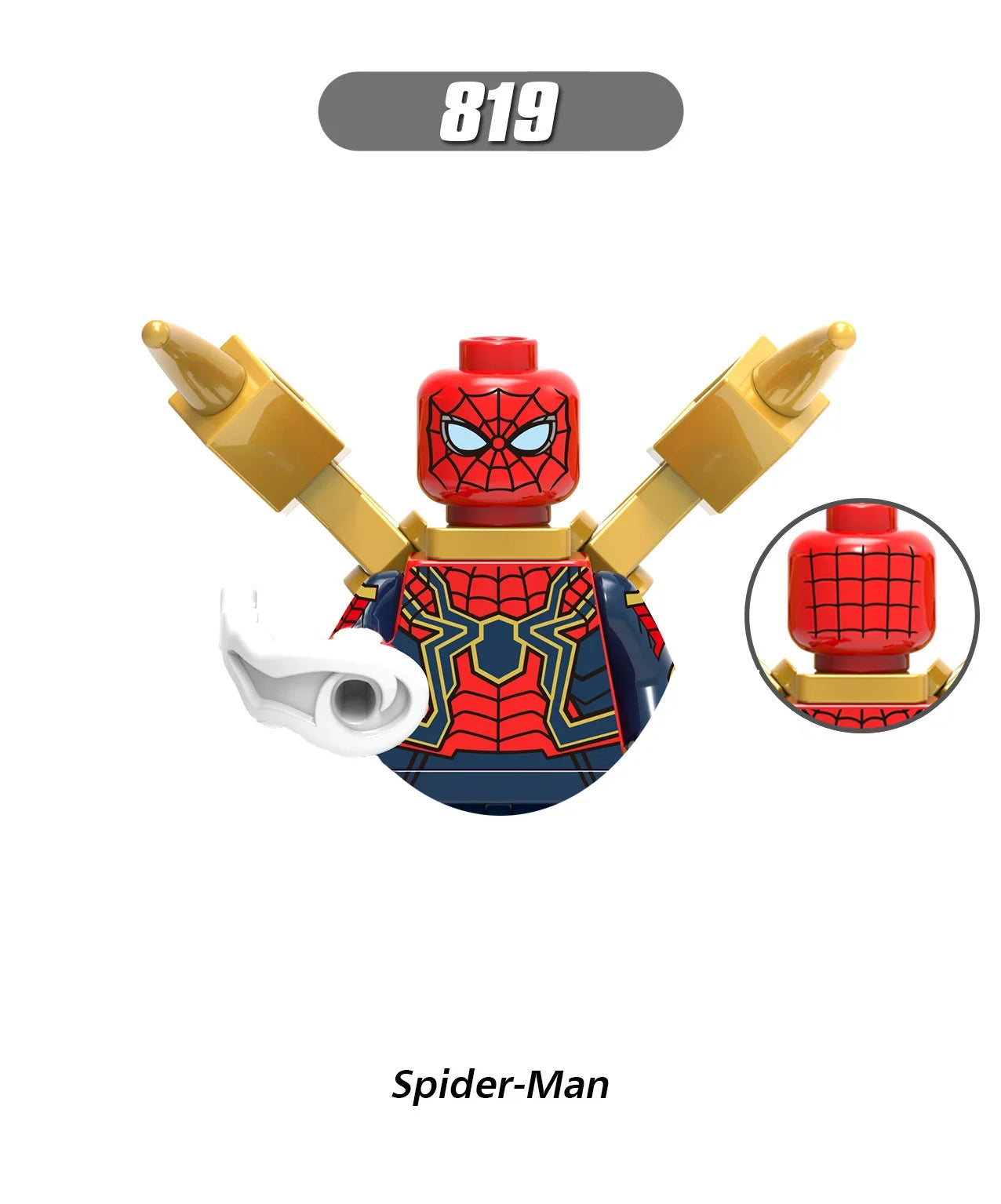 Bouwset met 1002 Marvel Deadpool en Iron Man voor Kinderen