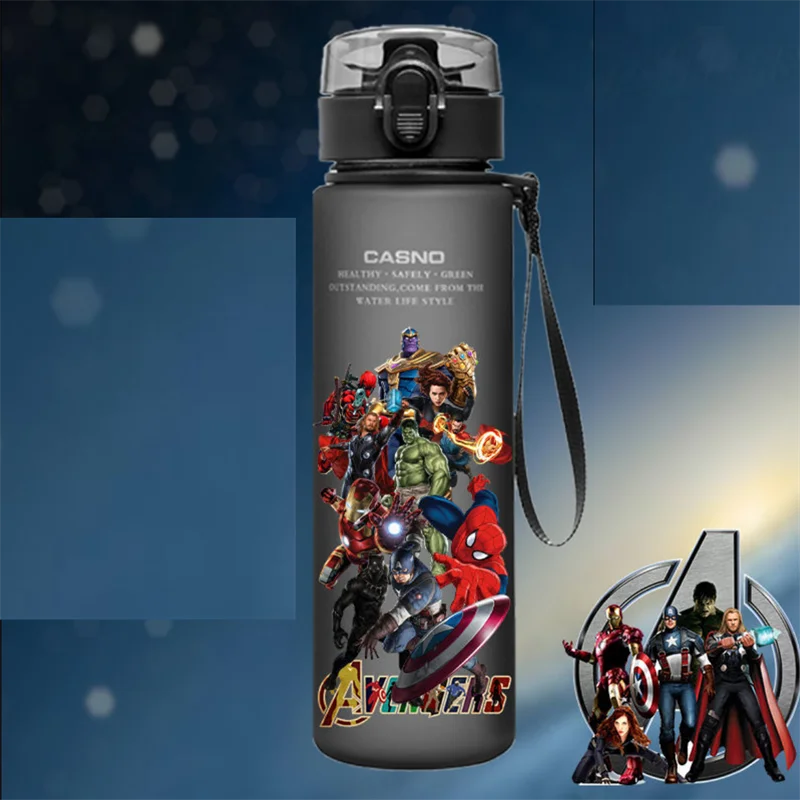 Spiderman Hulk Anime Waterfles Voor Jongens En Meisjes 560ml