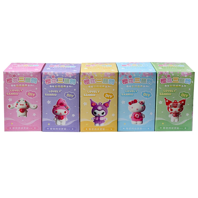 Sleutelhangers Set Anime Figuren Sanrio Pokemon 24 Stuks Cadeau