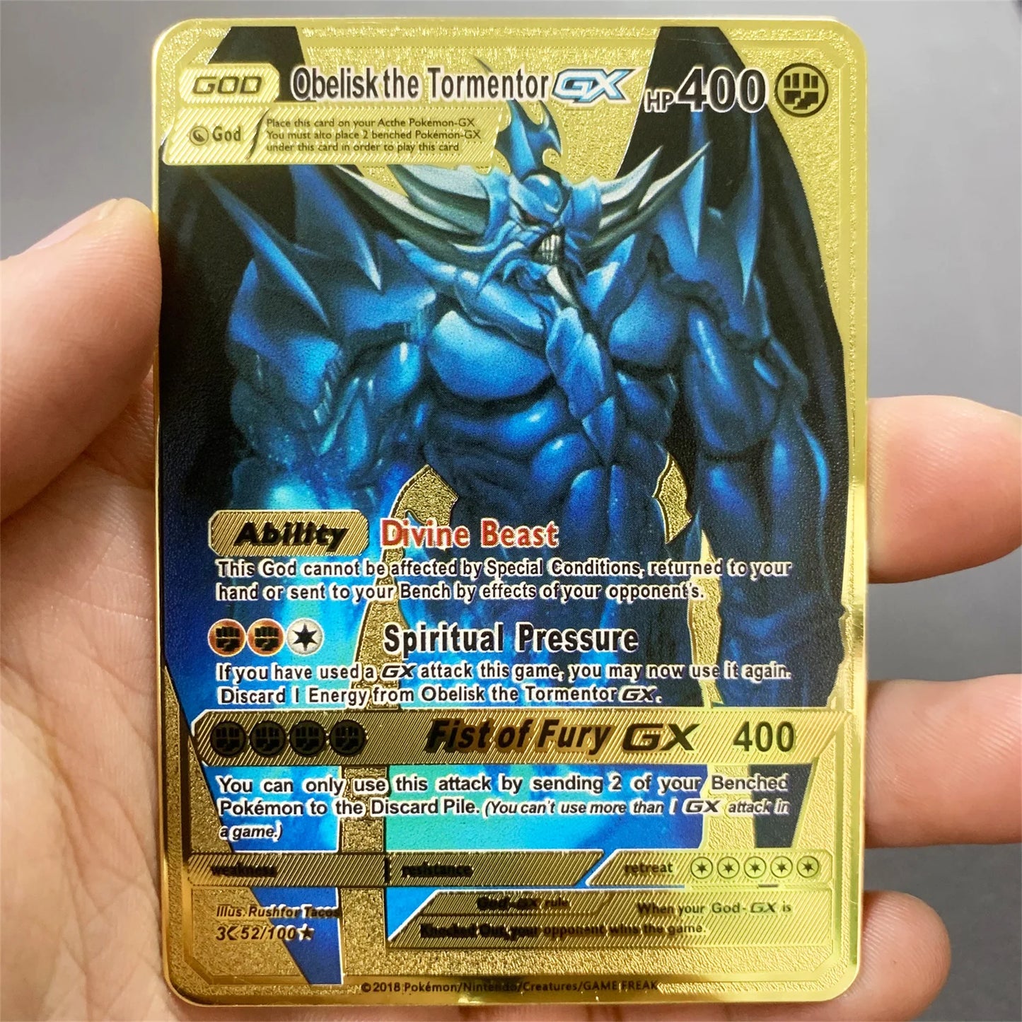Metalen Pokémon Kaart (Engels)