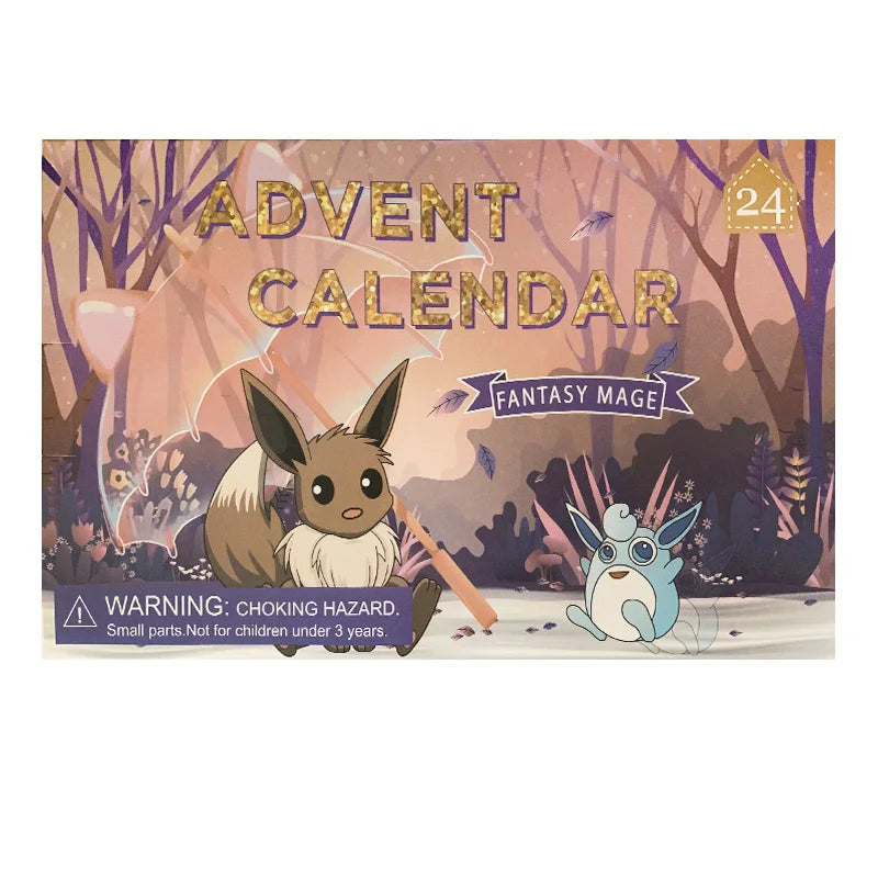 Pokemon Adventskalender Met Eevee En Pikachu 24 Figuren Geschenk