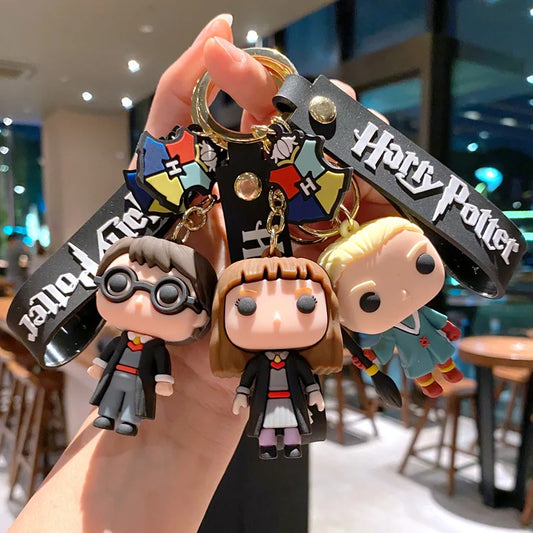 3D Harry Potter Sleutelhanger PVC Figuren Kids Cadeau Set