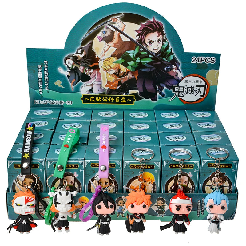 Sleutelhangers Set Anime Figuren Sanrio Pokemon 24 Stuks Cadeau