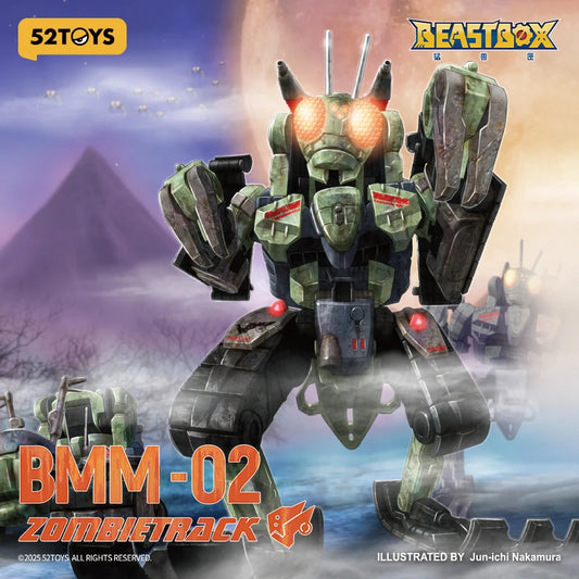 Officiële 52TOYS MechaBeast BMM-02 ZombieTrack – Transformeerbare Robot en Actiefiguur