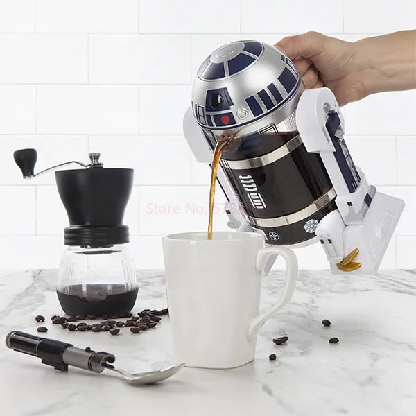 Moka Koffiezetapparaat 960ml R2-D2 Thermisch Roestvrij Staal