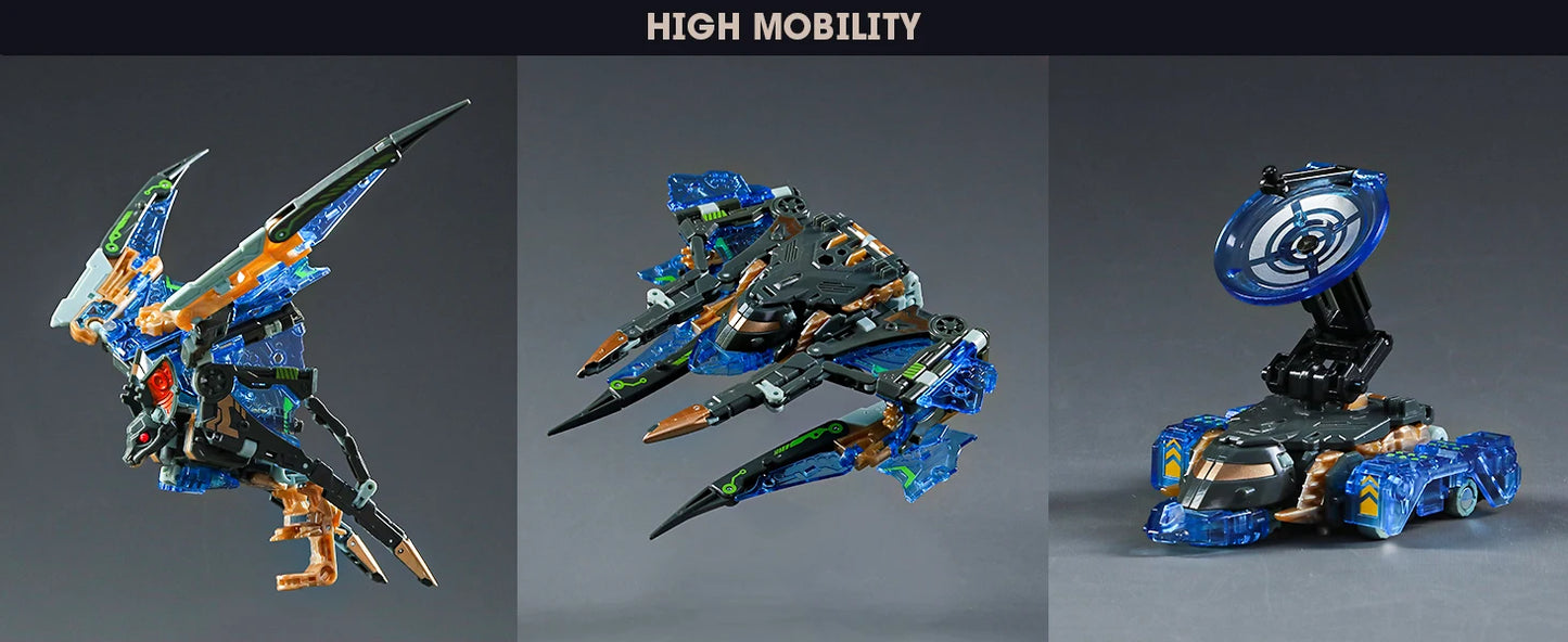 Officiële 52TOYS Beastbox BB-64 Radioheadar – Transformeerbare Mecha en Cube Actiefiguur
