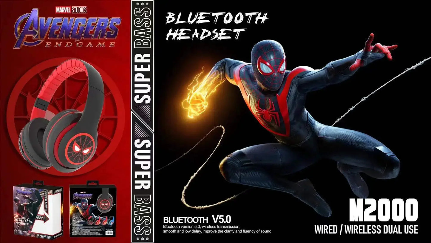 Nieuwe Marvel Spider Man Bluetooth Oordopjes met FM Ondersteuning