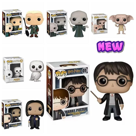 Funko POP Harry Potter Figuren Set – Verzamelbare PVC Modellen van Snape Malfoy Dobby en Hedwig
