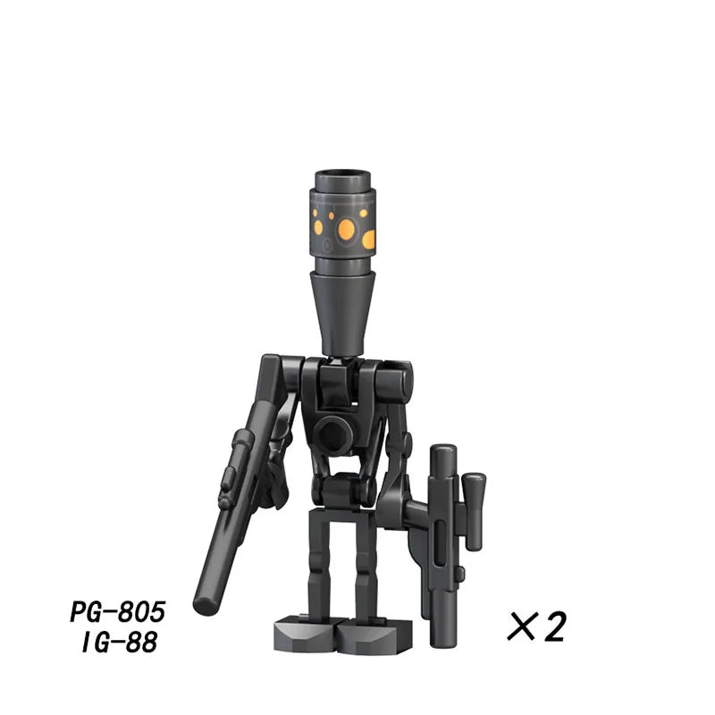 Star Wars Blokken Set met Boba Fett en Ahsoka Bouwplezier