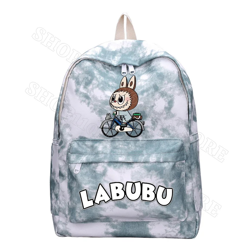 Kinderrugzak Met Schattige Labubu Cartoon Print Voor Schoolgebruik