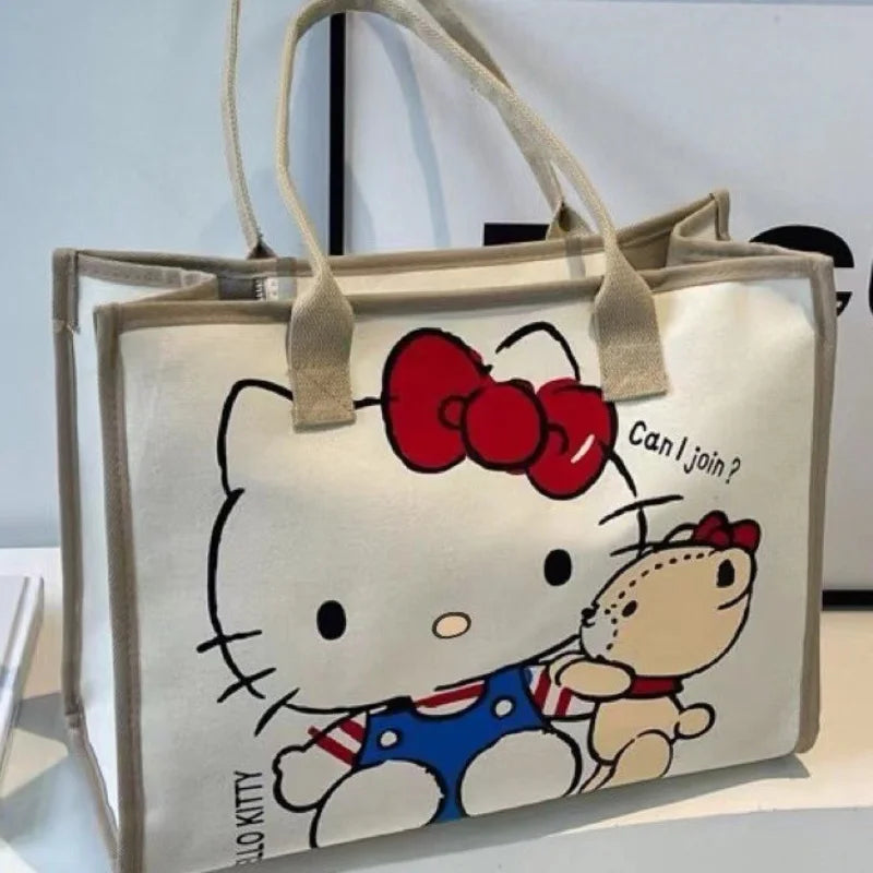 Schattige Hello Kitty Y2K Tote Canvas Tas