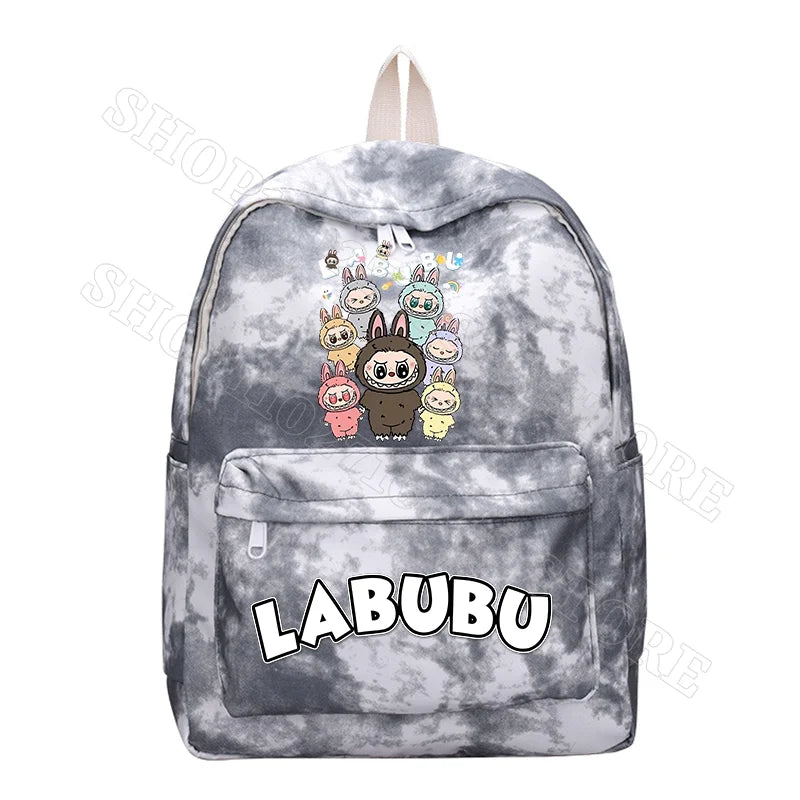 Kinderrugzak Met Schattige Labubu Cartoon Print Voor Schoolgebruik