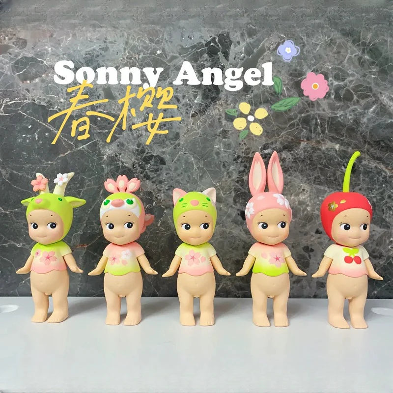 MINISO Sonny Angle Kersenbloesem Serie Mini Figuren – Beperkte Editie Verzameldoll voor Kinderen