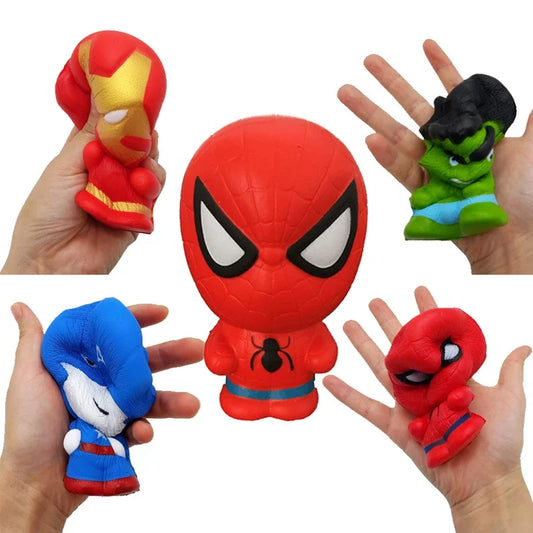 Marvel Anime Poppen Kawaii Stressverlichting Speelgoed voor Kinderen
