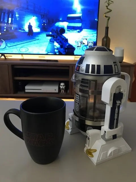 Moka Koffiezetapparaat 960ml R2-D2 Thermisch Roestvrij Staal